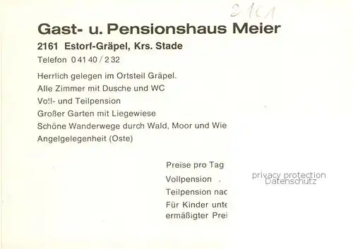 AK / Ansichtskarte 73847969 Graepel Gast und Pensionhaus Meier Graepel