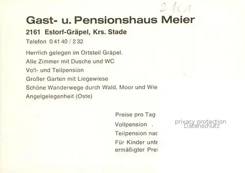 AK / Ansichtskarte  Graepel Gast und Pensionhaus Meier Graepel