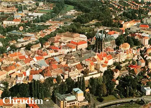 AK / Ansichtskarte  Chrudim_Crudim_CZ Historicky stred mesta letecky snimek 