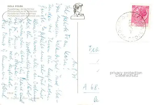 AK / Ansichtskarte  Isola_d_Elba Portoferraio dal Voiterraio Isola_d_Elba