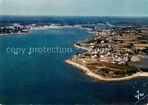 AK / Ansichtskarte  Saint-Philibert_Morbihan La Trinite sur Mer La route de corniche Vue aerienne Saint-Philibert Morbihan