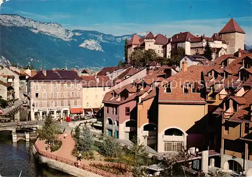 AK / Ansichtskarte  Annecy_74_Haute-Savoie Les vieux quartiers le Thiou et le Chateau des Ducs de Nemours 