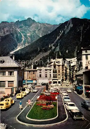 AK / Ansichtskarte  Chamonix_74_Haute-Savoie La Place Balmat et le Mont Blanc 