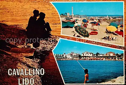 AK / Ansichtskarte 73848047 Cavallino_Lido_Venezia_IT Strand Panorama 