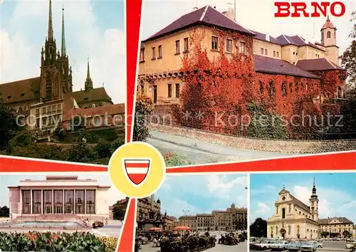 AK / Ansichtskarte 73848079 Brno_Bruenn_CZ Petrov celkovy pohled na kostel Petra a Pavla postaveny 