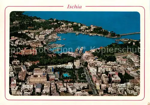 AK / Ansichtskarte 73848080 Ischia_IT Il porto Fliegeraufnahme 