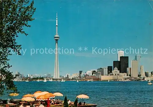 AK / Ansichtskarte 73848095 Toronto_Canada View of the Toronto skyline Toronto Canada