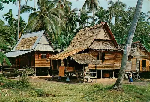 AK / Ansichtskarte 73848096 Malacca_Malaysia A Malay Kampong House 