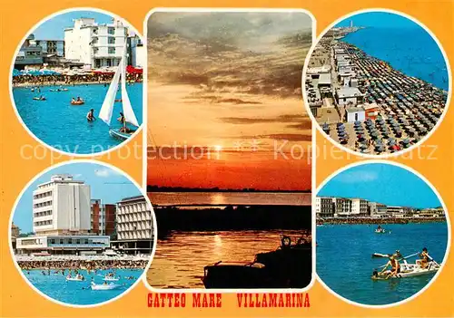 AK / Ansichtskarte  Gatteo_Mare_IT Villamarina Strandpartien  