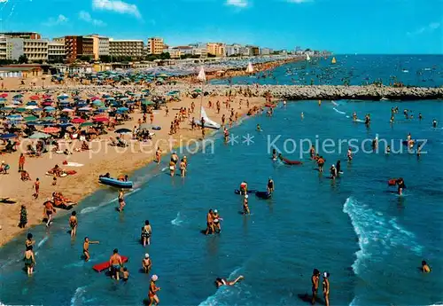 AK / Ansichtskarte  Milano_Marittima La spiaggia Fliegeraufnahme Milano_Marittima