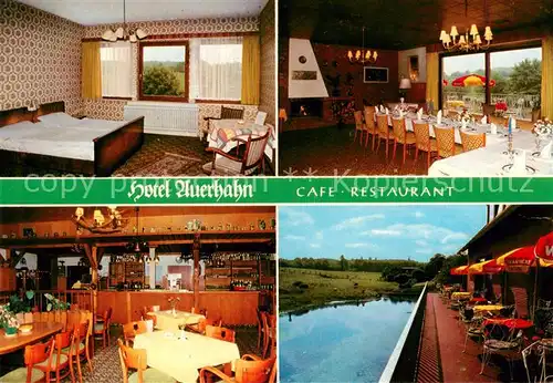 AK / Ansichtskarte 73848193 Oelixdorf Hotel Auerhahn Cafe Restaurant Zimmer Terrasse Oelixdorf
