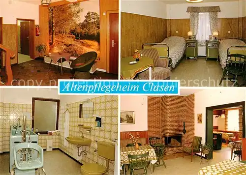 AK / Ansichtskarte 73848210 Betzendorf_Betzendorf Altenpflegeheim Clasen Gaststube Zimmer Bad Betzendorf Betzendorf