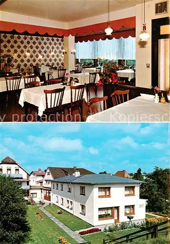 AK / Ansichtskarte 73848222 Buesum_Nordseebad Hotel Siegfried Gaststube Buesum_Nordseebad