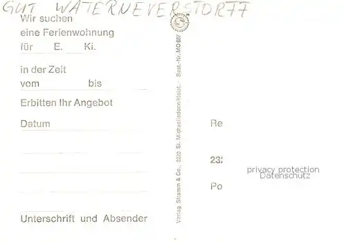AK / Ansichtskarte  Waterneverstorf Gut Waterneverstorf Waterneverstorf