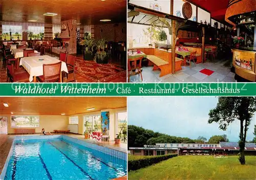 AK / Ansichtskarte 73848264 Westerstede Waldhotel Wittenheim Cafe Restaurant Gesellschaftshaus Hallenbad Westerstede