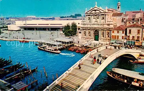 AK / Ansichtskarte  Venedig_Venezia Die Scalzi Bruecke am Bahnhof Venedig Venezia