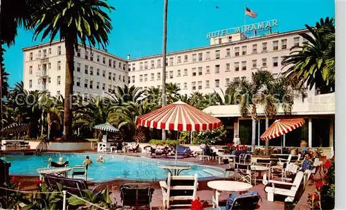 AK / Ansichtskarte 73848337 Santa_Monica_California_USA Hotel Miramar Pool 