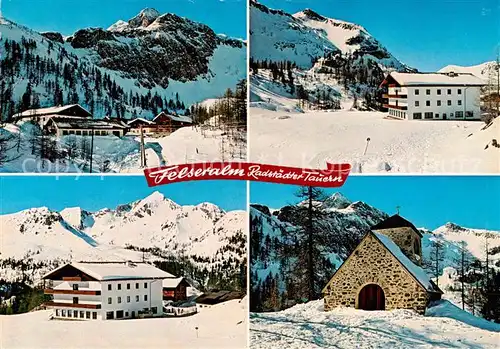 AK / Ansichtskarte  Felseralm_1650m_Radstaedter-Tauern_Radstadt_AT Teilansichten Kirche 