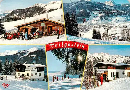 AK / Ansichtskarte  Dorfgastein_AT im Gasteinertal Jausenstation Wengeralm Bergrestaurant Sessellift Bergstation 