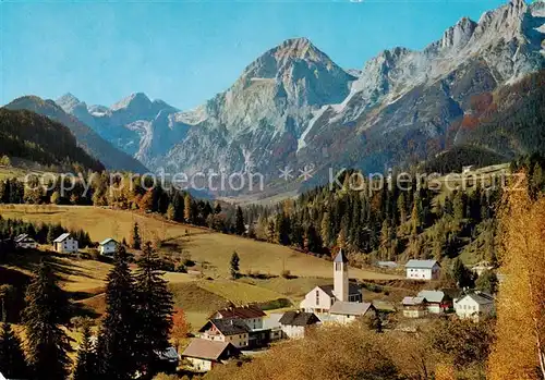 AK / Ansichtskarte 73848367 Lungoetz_Annaberg_Lammertal_AT Panorama Kirche 