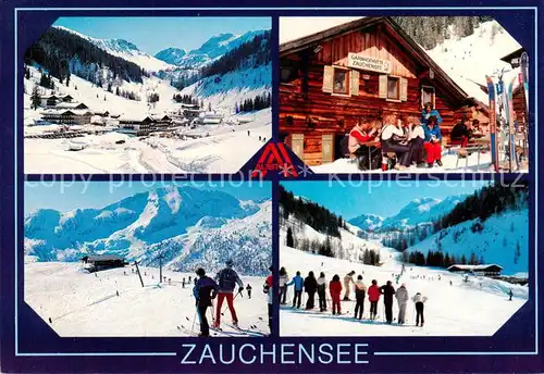 AK / Ansichtskarte  Zauchensee_Altenmarkt_im_Pongau_AT Panorama Garnhofhuette Zauchensee Skischule 