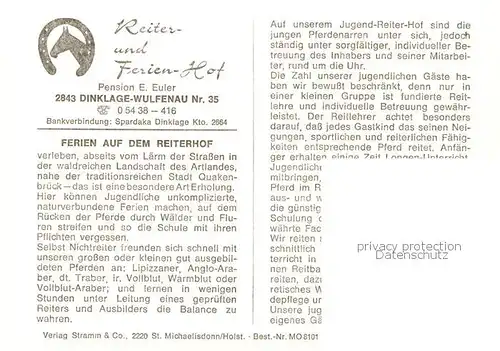 AK / Ansichtskarte 73848454 Wulfenau Reiter- und Ferienhof Euler Wulfenau