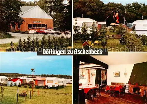 AK / Ansichtskarte 73848472 Doetlingen Campingplatz Gaststaette Aschenbaeker Kate Reithalle Reitschule Doetlingen