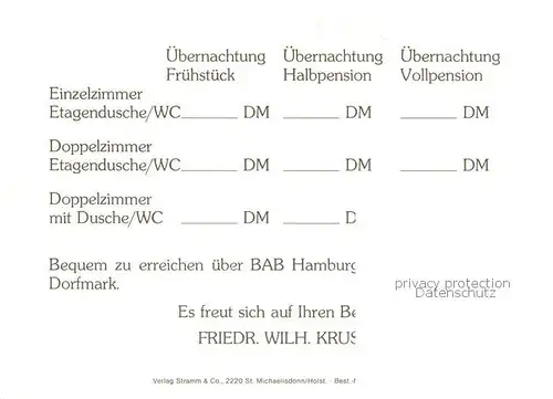 AK / Ansichtskarte  Dorfmark_Bad_Fallingbostel Gasthof Pension Zur Post Restaurant Festsaal 