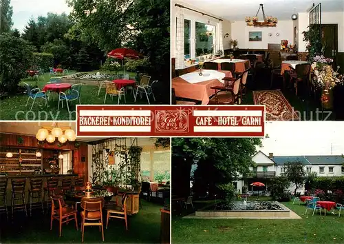 AK / Ansichtskarte 73848492 Benefeld Café Hotel Seitz Gastraum Garten Benefeld