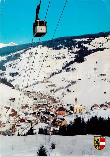 AK / Ansichtskarte  Saalbach_-Hinterglemm_AT mit Seilbahn auf den Schattberg 