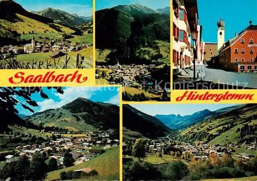 AK / Ansichtskarte  Saalbach_-Hinterglemm_AT mit Zwoelferkogel Schattberg Ortsansichten Hinterglemm Saalbach 