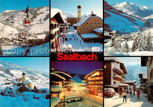 AK / Ansichtskarte  Saalbach_-Hinterglemm_AT Seilbahn Schattberg Lift Kohlmaiskopf Talschluss Bernkogellift  