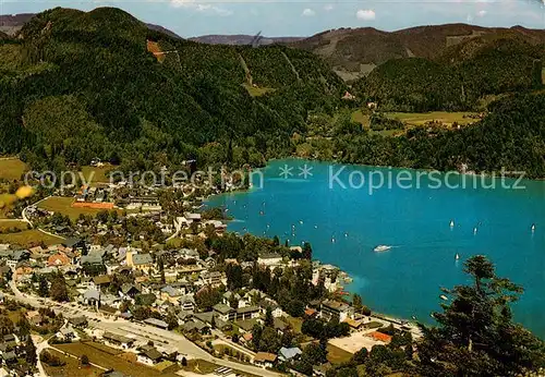 AK / Ansichtskarte  St_Gilgen_Salzkammergut Fliegeraufnahme mit Wolfgangsee St_Gilgen_Salzkammergut