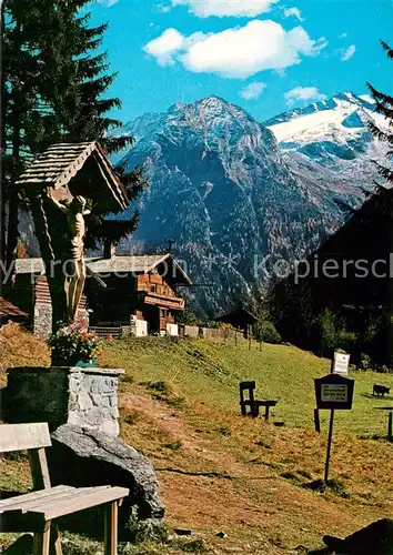 AK / Ansichtskarte  Bad_Gastein_AT Luis Trenker Kreuz am Malerwinkel beim Hoteldorf Gruener Baum 