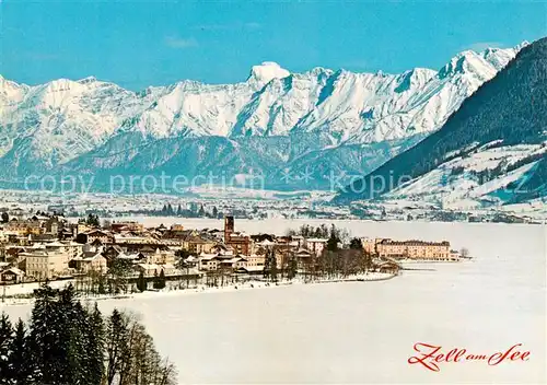 AK / Ansichtskarte  Zell_See_AT mit Seilbahn und Sesselliften Steinernes Meer 