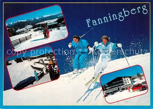 AK / Ansichtskarte  Fanningberg_Mariapfarr_AT Schlepplift Skipiste 