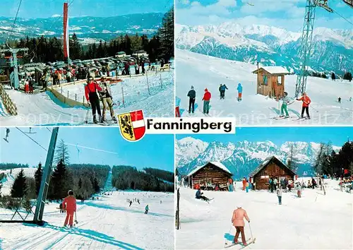 AK / Ansichtskarte  Fanningberg_Mariapfarr_AT Schlepplift Skipisten 