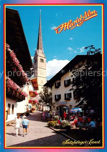 AK / Ansichtskarte  Maria_Alm_Steinernen_Meer_AT Ortspartie mit Kirche 