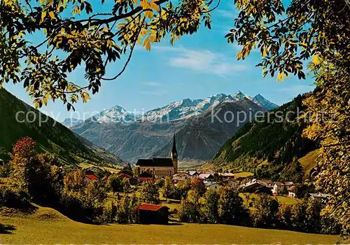 AK / Ansichtskarte  Rauris-Woerth_AT am Hohen Sonnblick mit Kirche 