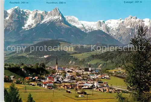 AK / Ansichtskarte  Bischofshofen_am_Zimmerberg_AT Panorama mit Raucheck Hochthron und Eiskogel 