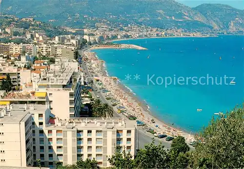 AK / Ansichtskarte  Roquebrune_06_Alpes-Maritimes Vue generale sur les plages 