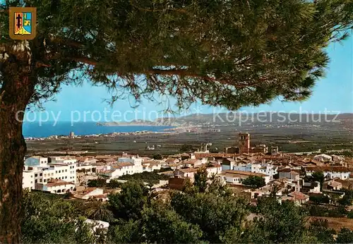 AK / Ansichtskarte  Javea_Costa_Blanca_ES Pueblo al fondo Cabo San Martin 