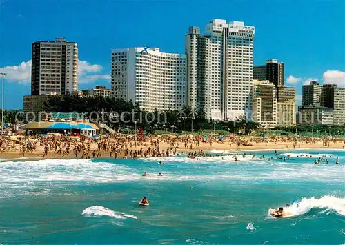 AK / Ansichtskarte 73848720 Durban__South_Africa North Beach with the luxury hotels 