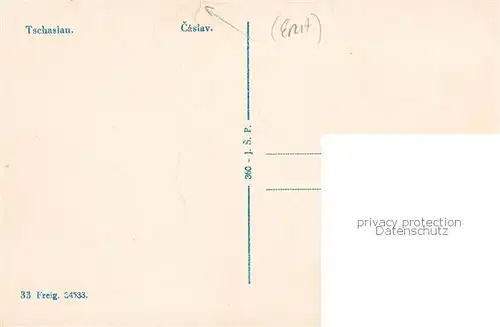 AK / Ansichtskarte  Tschaslau_Caslav_CZ Ortspartie 