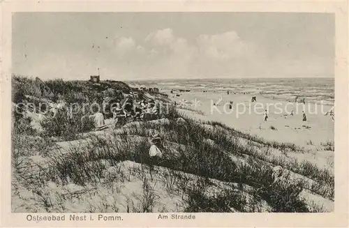 AK / Ansichtskarte  Nest_Koeslin_Ostseebad_Uniescie_Koszalin_PL Strandpartie 