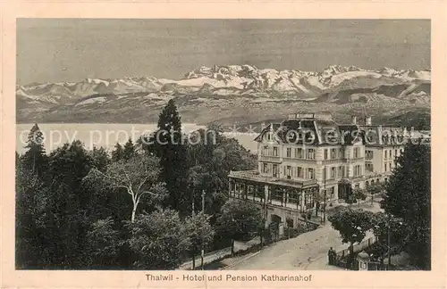 AK / Ansichtskarte  Thalwil_Thalweil_ZH Hotel und Pension Katharinahof 