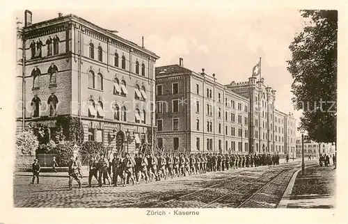 AK / Ansichtskarte  Zuerich_ZH Kaserne Zuerich_ZH