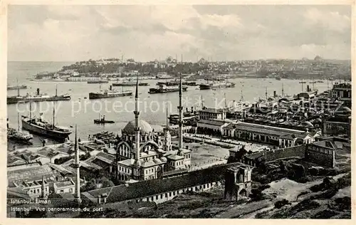 AK / Ansichtskarte 73848802 Istanbul_Constantinopel_TK Vue panoramique du port 