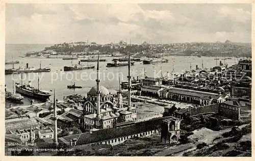 AK / Ansichtskarte  Istanbul_Constantinopel_TK Vue panoramique du port 