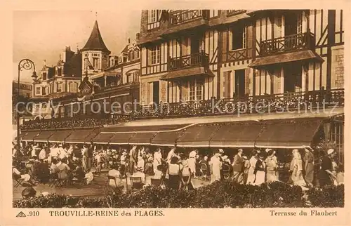AK / Ansichtskarte  Trouville-Deauville Terrasse du Flaubert Trouville-Deauville